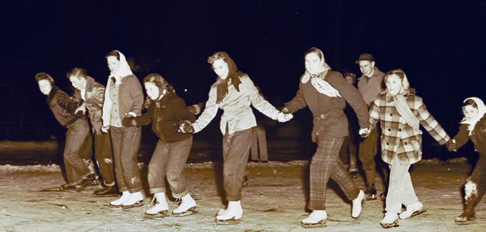 Outdoor Skating – 1952