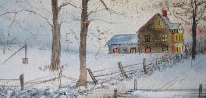 Macomb Farm in Winter: A Holiday Card to our Readers – 1904